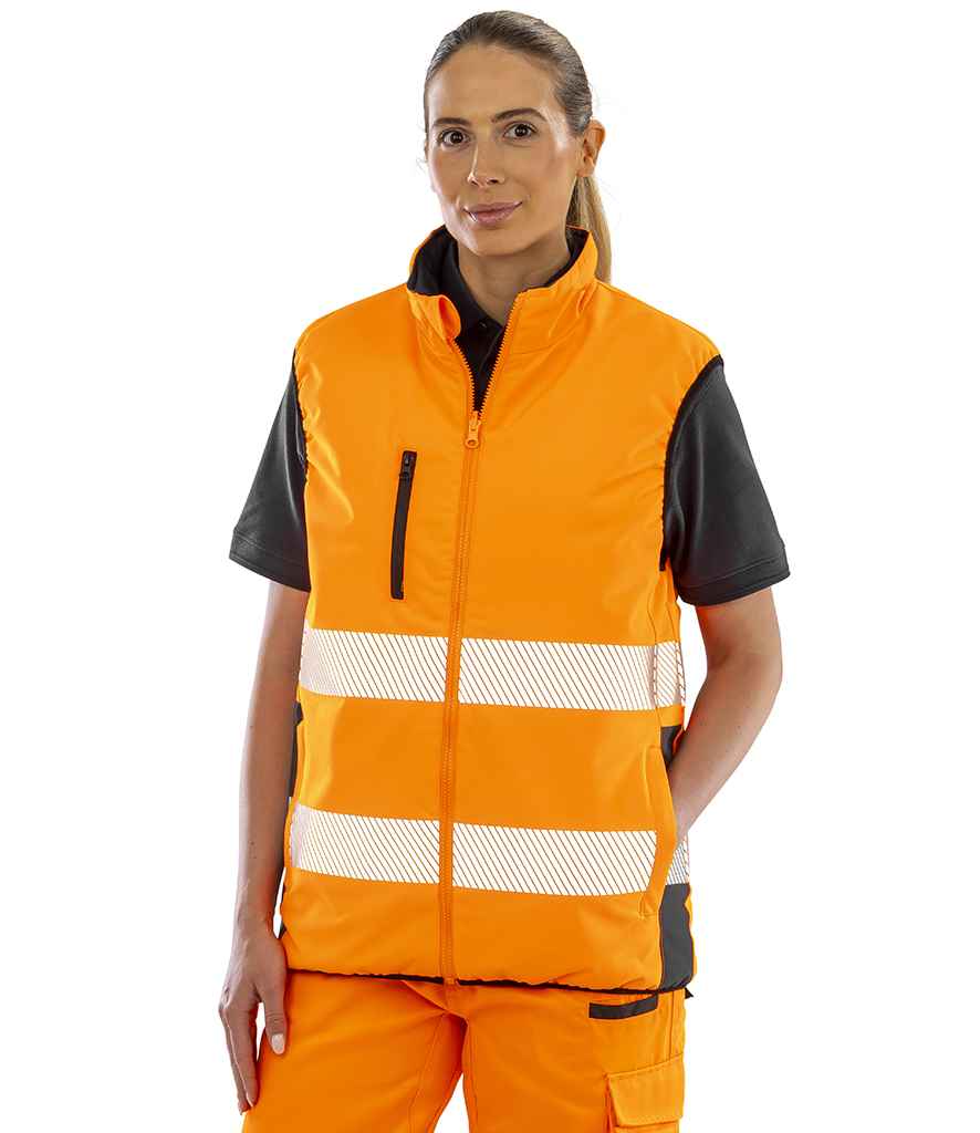 Result Safe-Guard Reversible Soft Padded Gilet