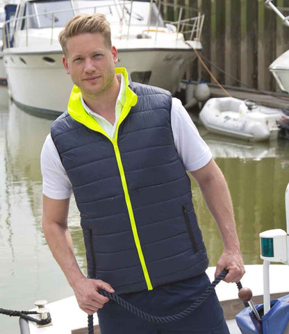 Result Safe-Guard Reversible Soft Padded Gilet