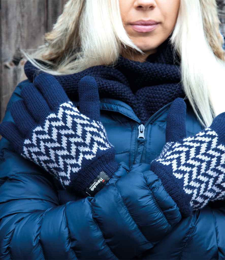 Result Pattern Thinsulate™ Gloves