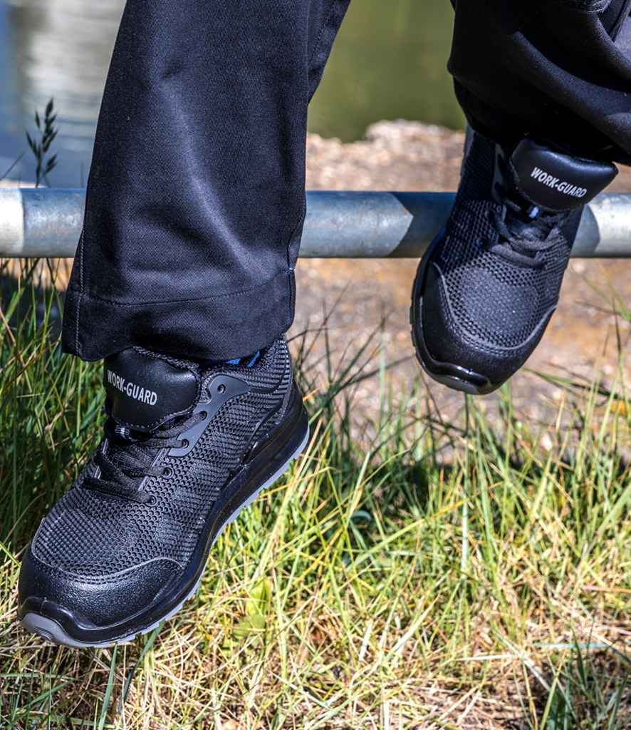 Result Work-Guard All Black Safety Trainers