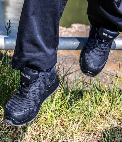 Result Work-Guard All Black Safety Trainers
