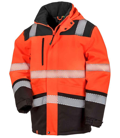 RS475 Fluorescent Orange/Black Front
