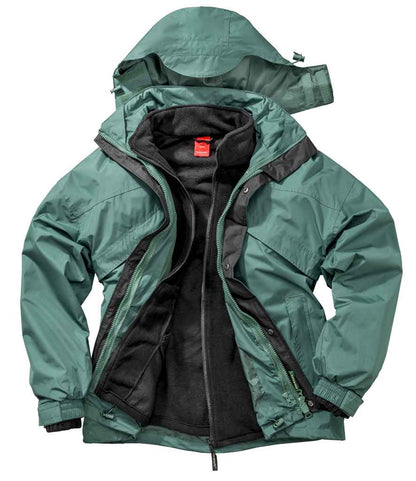 Result 3-in-1 Waterproof Zip and Clip Fleece Lined Jacket