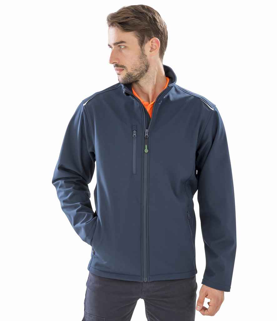 Result Recycled Three Layer Printable Soft Shell Jacket