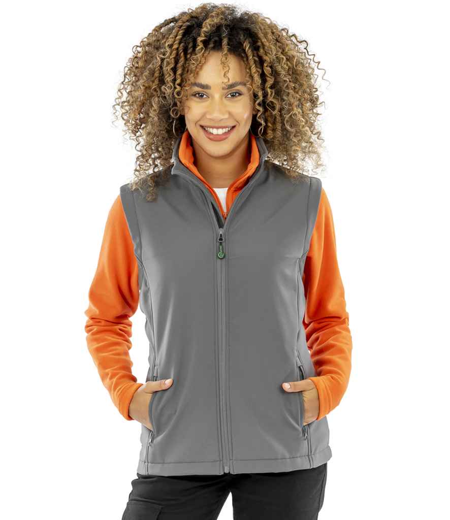 Result Recycled Ladies Printable Soft Shell Bodywarmer