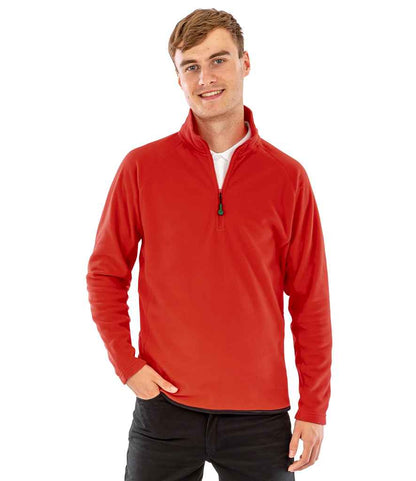 Result Recycled Zip Neck Micro Fleece