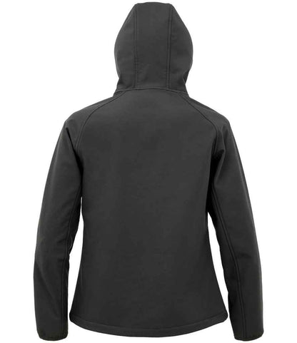 Result Recycled Ladies Three Layer Printable Hooded Soft Shell Jacket
