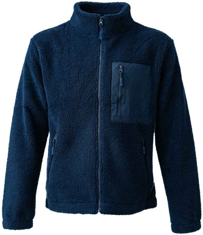 Ravine Unisex Full Zip Borg Fleece Jacket