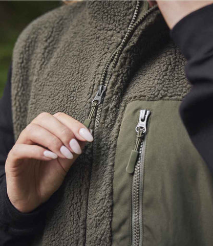 Ravine Unisex Borg Fleece Gilet