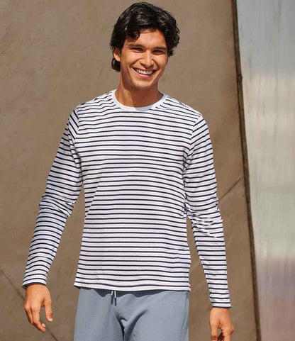 SF Clothing Unisex Long Sleeve Striped T-Shirt