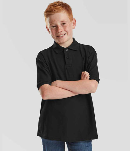 Fruit of the Loom Kids Poly/Cotton Pique Polo Shirt