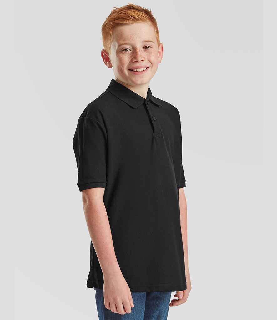 Fruit of the Loom Kids Poly/Cotton Pique Polo Shirt
