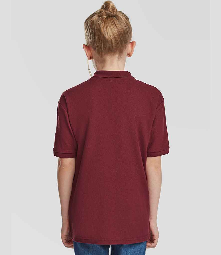 Fruit of the Loom Kids Poly/Cotton Pique Polo Shirt