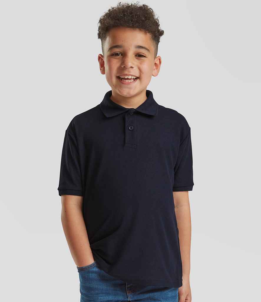 Fruit of the Loom Kids Poly/Cotton Pique Polo Shirt