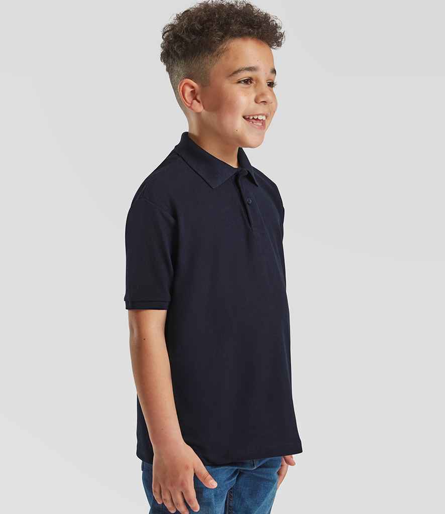 Fruit of the Loom Kids Poly/Cotton Pique Polo Shirt