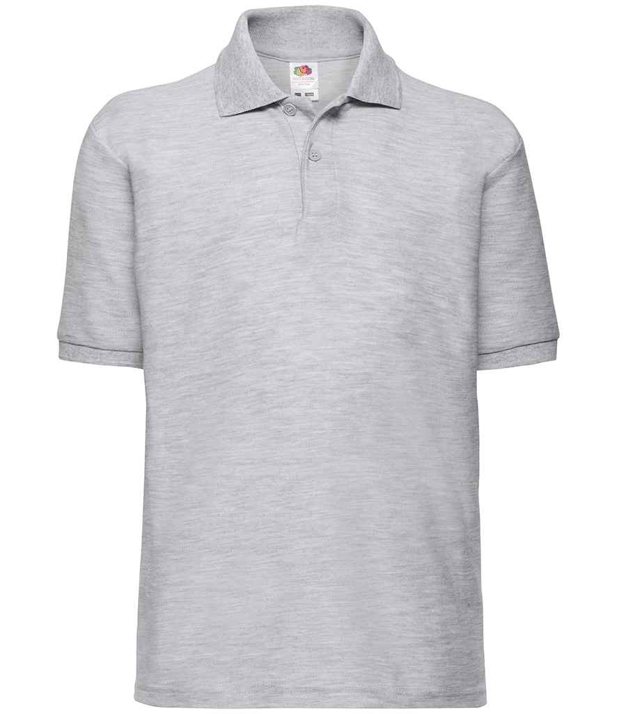 Fruit of the Loom Kids Poly/Cotton Pique Polo Shirt