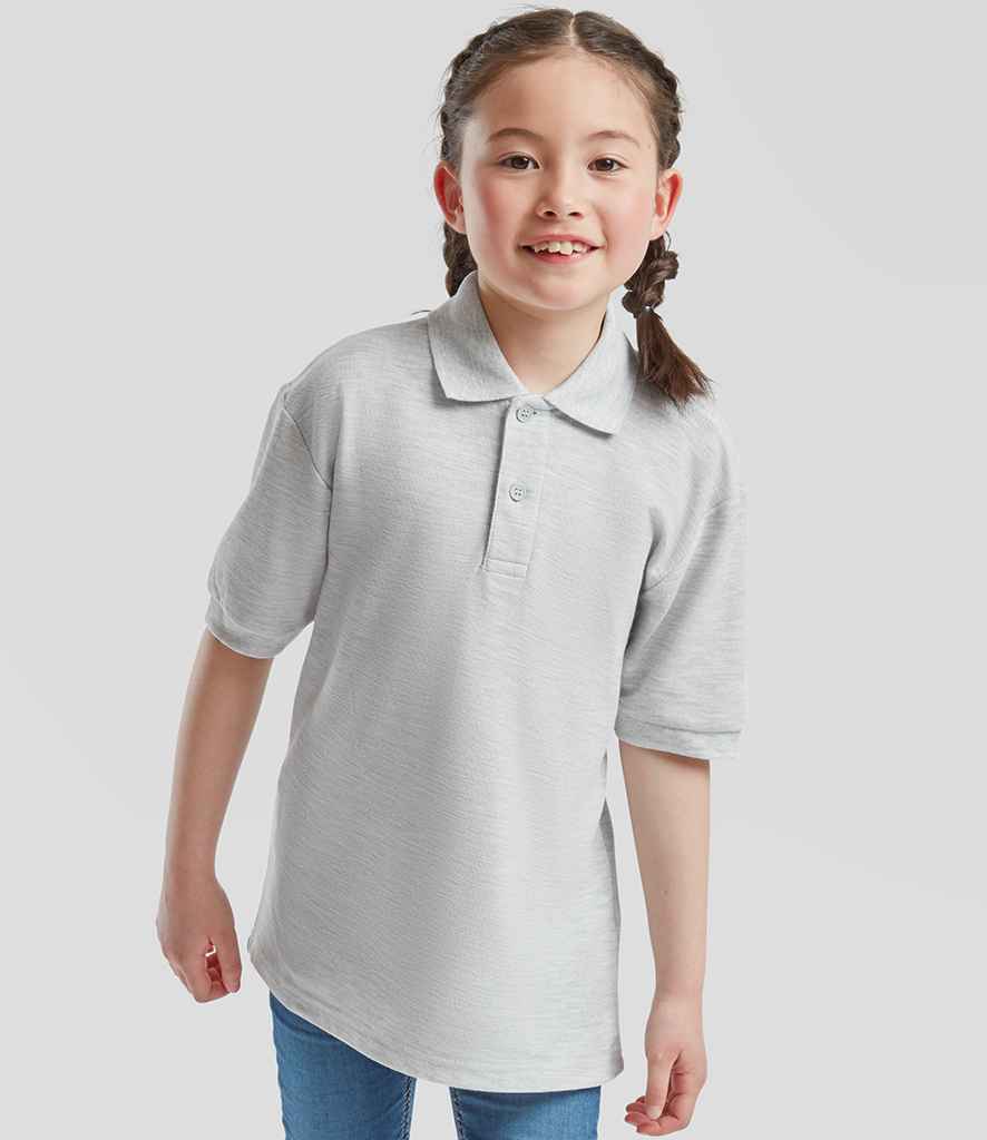 Fruit of the Loom Kids Poly/Cotton Pique Polo Shirt