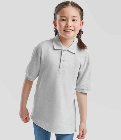 Fruit of the Loom Kids Poly/Cotton Pique Polo Shirt