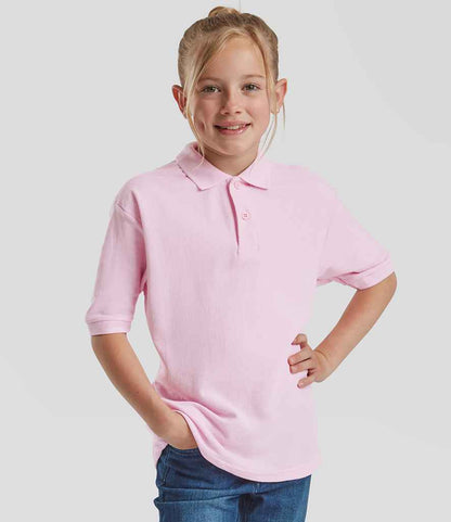 Fruit of the Loom Kids Poly/Cotton Pique Polo Shirt