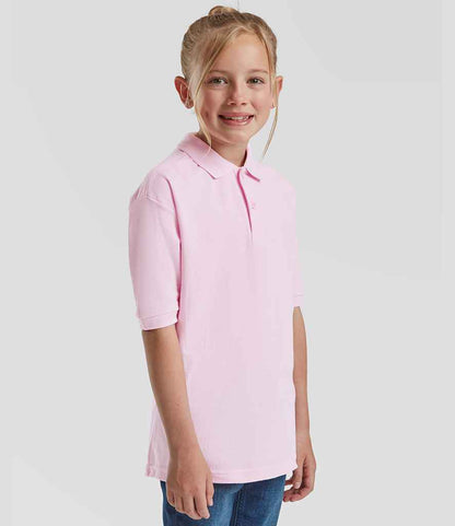 Fruit of the Loom Kids Poly/Cotton Pique Polo Shirt