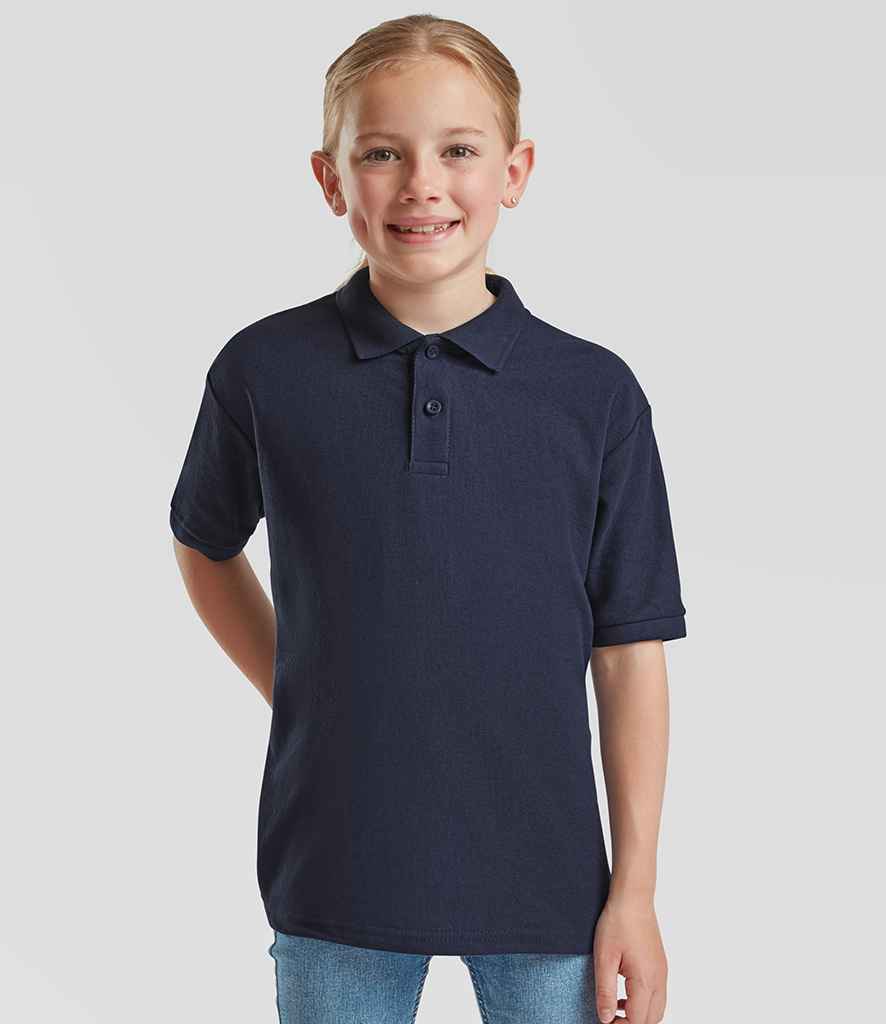 Fruit of the Loom Kids Poly/Cotton Pique Polo Shirt