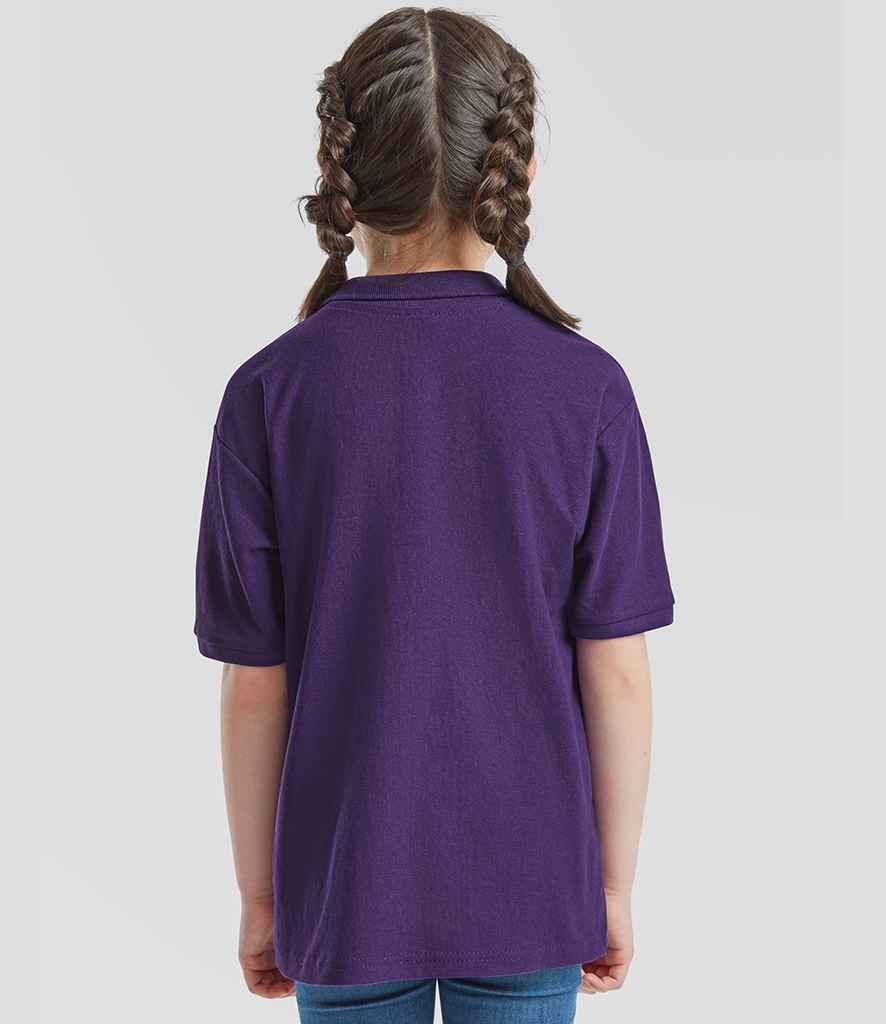 Fruit of the Loom Kids Poly/Cotton Pique Polo Shirt