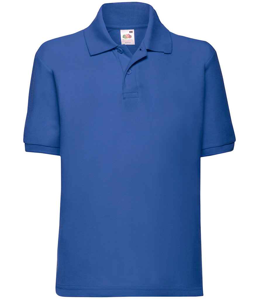 Fruit of the Loom Kids Poly/Cotton Pique Polo Shirt
