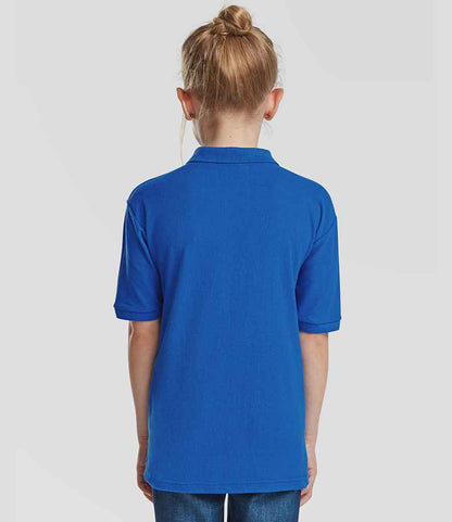 Fruit of the Loom Kids Poly/Cotton Pique Polo Shirt
