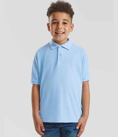 Fruit of the Loom Kids Poly/Cotton Pique Polo Shirt