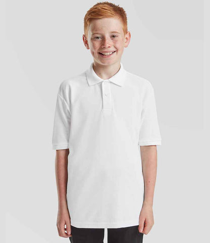 Fruit of the Loom Kids Poly/Cotton Pique Polo Shirt