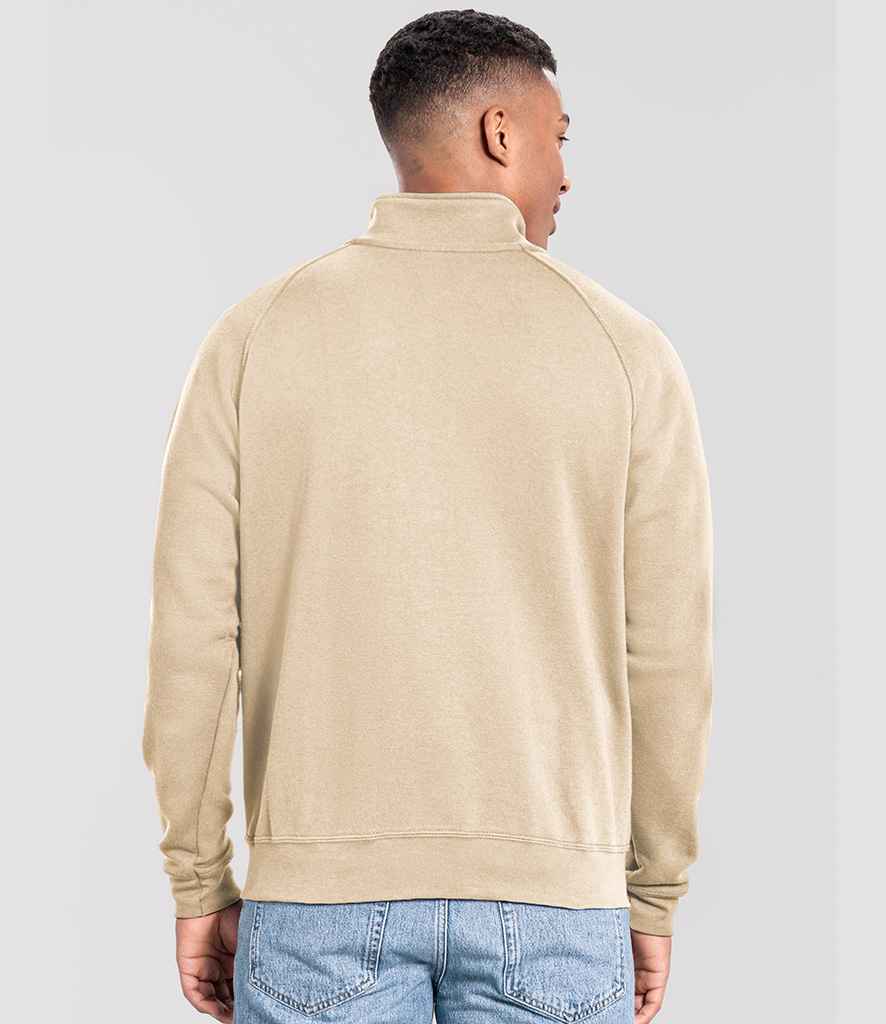 Fruit of the Loom Iconic Premium Zip Neck Sweatshirt