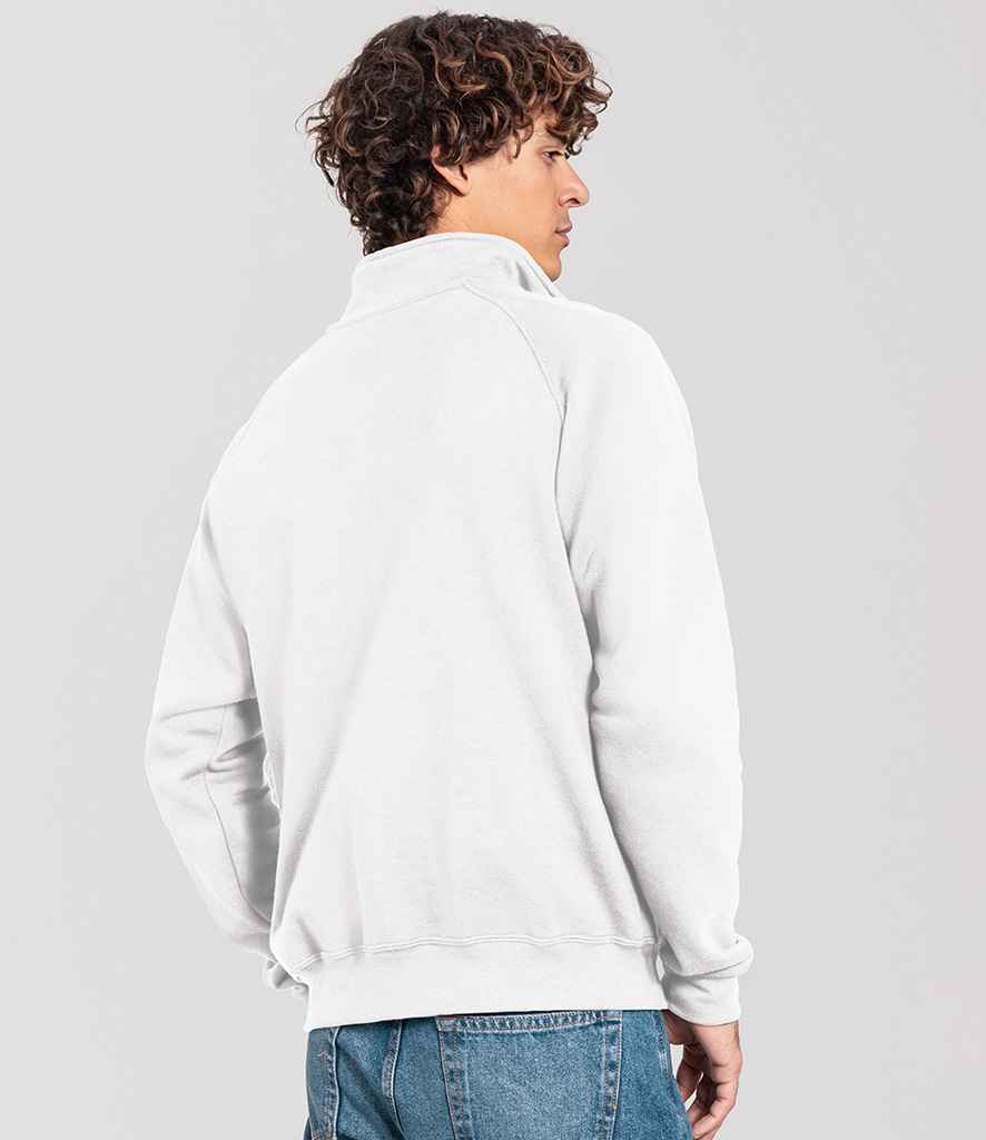 Fruit of the Loom Iconic Premium Zip Neck Sweatshirt