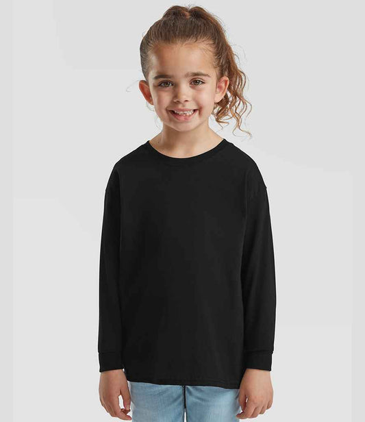 Fruit of the Loom Kids Long Sleeve Value T-Shirt