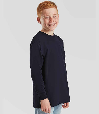Fruit of the Loom Kids Long Sleeve Value T-Shirt