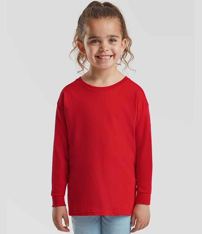 Fruit of the Loom Kids Long Sleeve Value T-Shirt