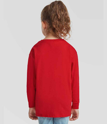 Fruit of the Loom Kids Long Sleeve Value T-Shirt
