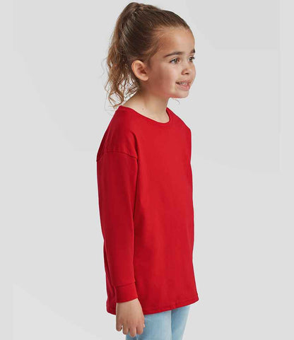Fruit of the Loom Kids Long Sleeve Value T-Shirt