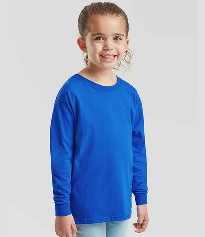 Fruit of the Loom Kids Long Sleeve Value T-Shirt