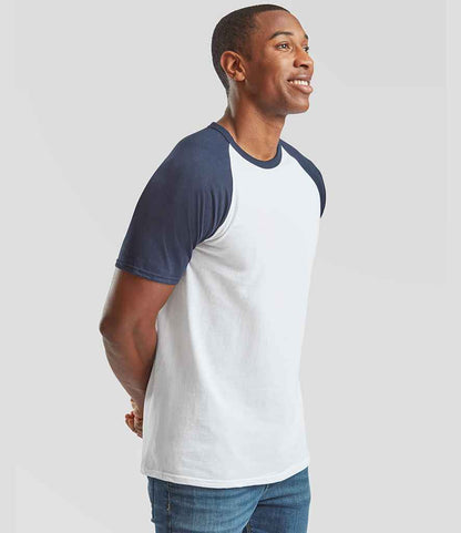 Fruit of the Loom Contrast Baseball T-Shirt