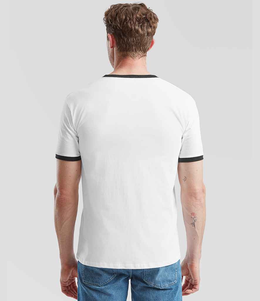 Fruit of the Loom Contrast Ringer T-Shirt