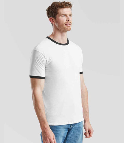 Fruit of the Loom Contrast Ringer T-Shirt