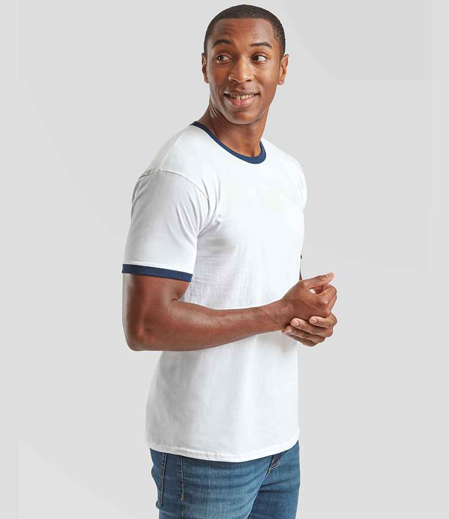 Fruit of the Loom Contrast Ringer T-Shirt