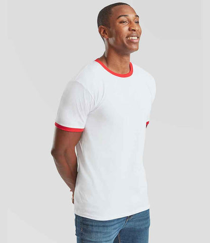 Fruit of the Loom Contrast Ringer T-Shirt