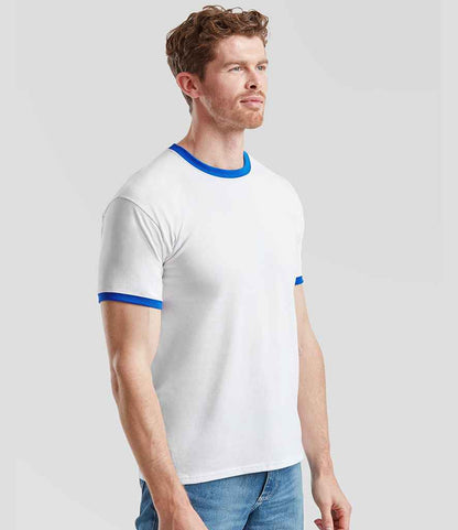 Fruit of the Loom Contrast Ringer T-Shirt