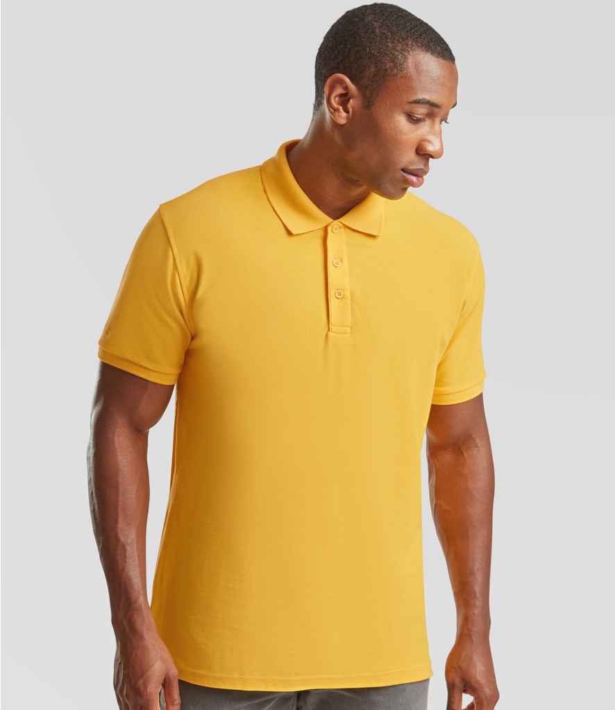 Fruit of the Loom Premium Cotton Piqué Polo Shirt (2/2)