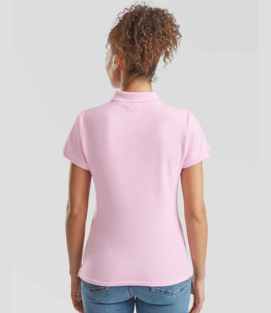 Fruit of the Loom Lady-Fit Premium Cotton Piqué Polo Shirt