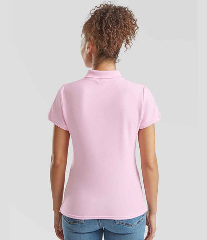Fruit of the Loom Lady-Fit Premium Cotton Piqué Polo Shirt