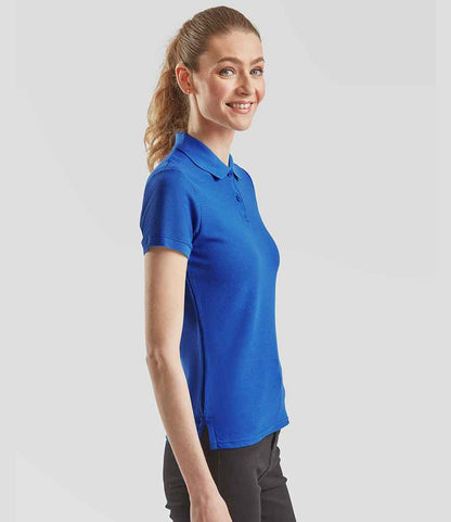 Fruit of the Loom Lady-Fit Premium Cotton Piqué Polo Shirt