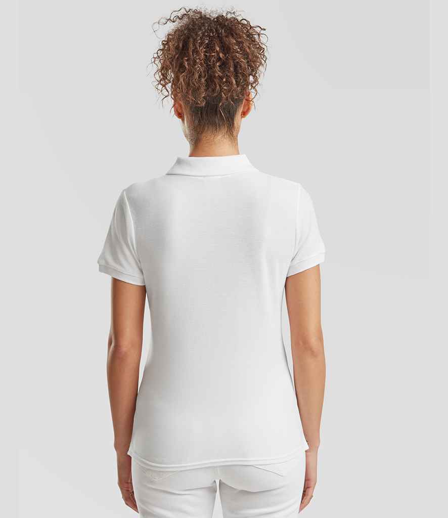 Fruit of the Loom Lady-Fit Premium Cotton Piqué Polo Shirt