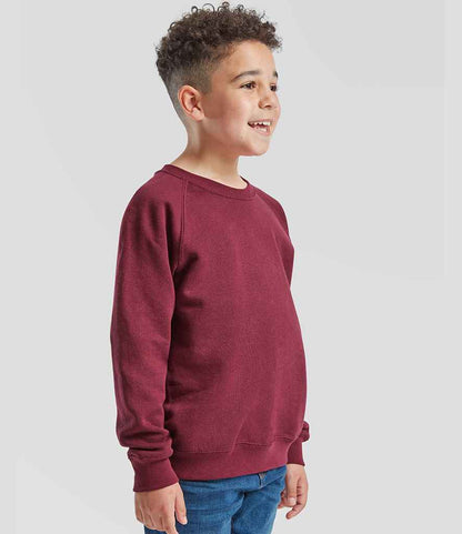 Fruit of the Loom Kids Classic Raglan Sweatshirt